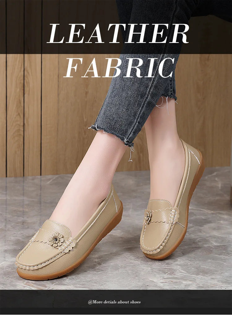 Fashion Genuine Leather Women Flats Tenis Shoes Woman Moccasins Women Shoe Footwear Women Shoes Retro Plus Size Female Footwear