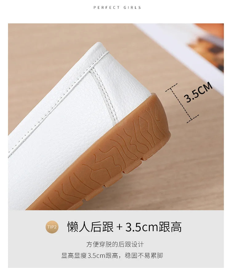 Fashion Genuine Leather Women Flats Tenis Shoes Woman Moccasins Women Shoe Footwear Women Shoes Retro Plus Size Female Footwear