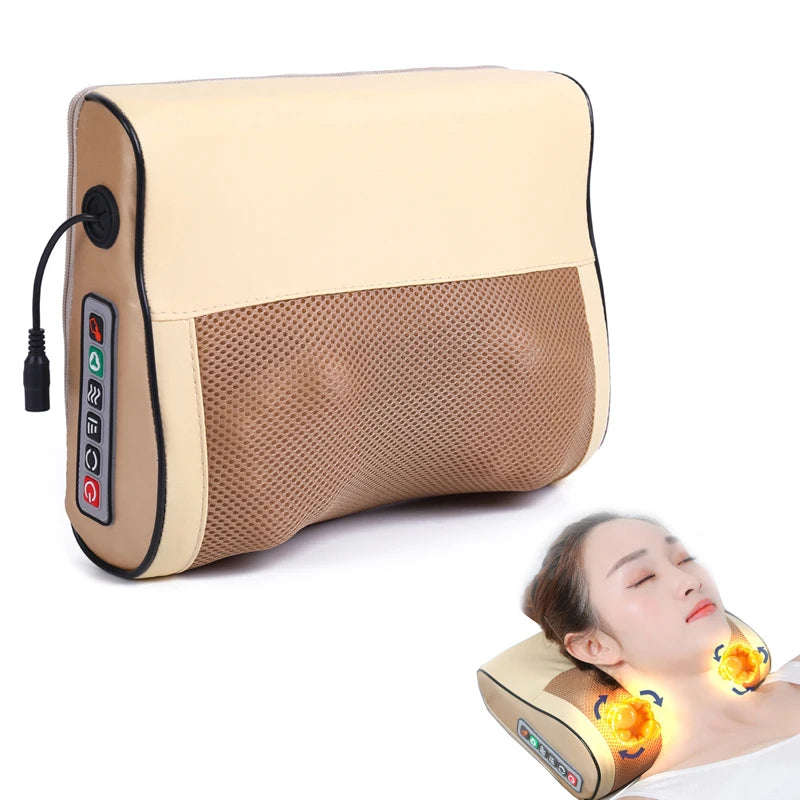π HeatKnead Pro Pillow β Infrared Deep Relief Massage ππ₯