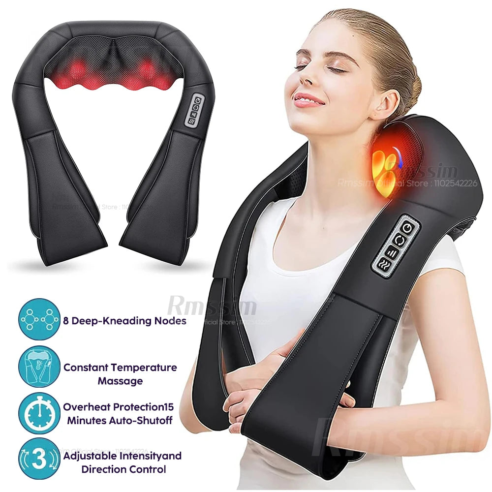 πββοΈπ₯ U-Shiatsu HeatWrap β Deep Knead Comfort Pillow π