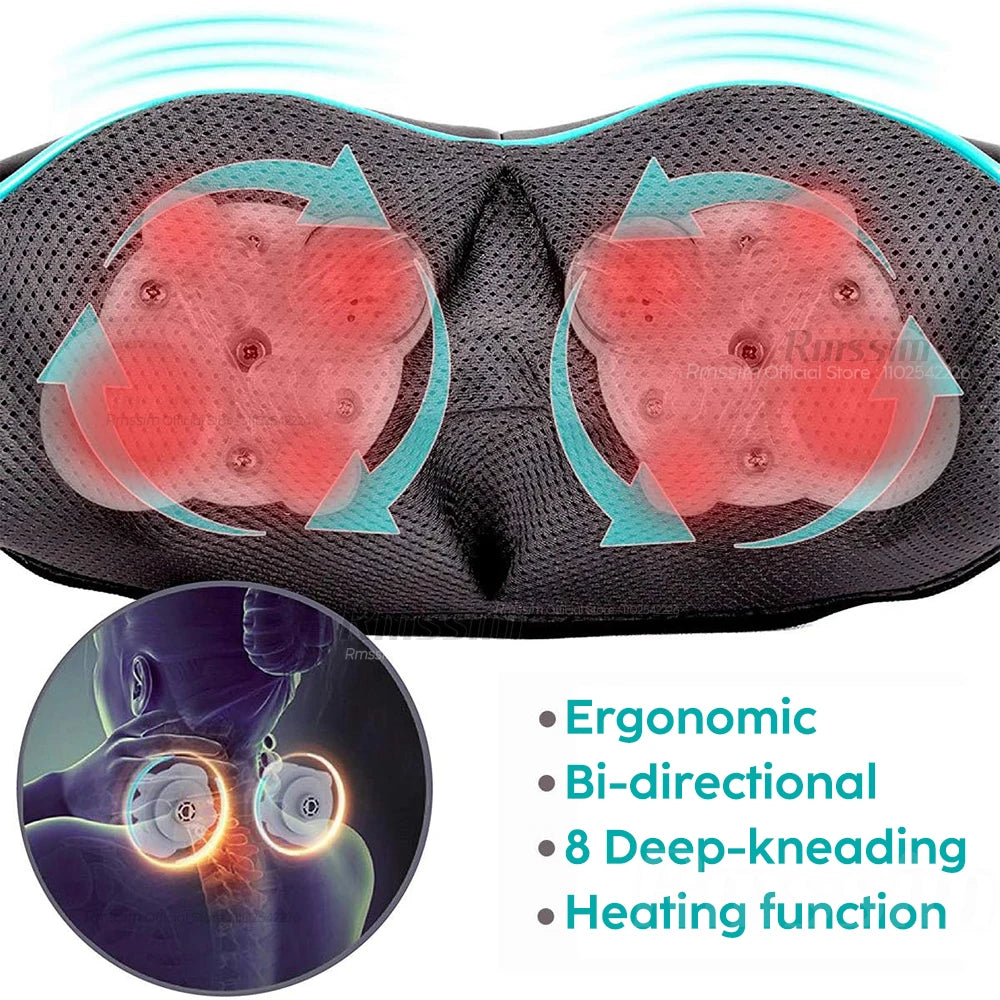 πββοΈπ₯ U-Shiatsu HeatWrap β Deep Knead Comfort Pillow π