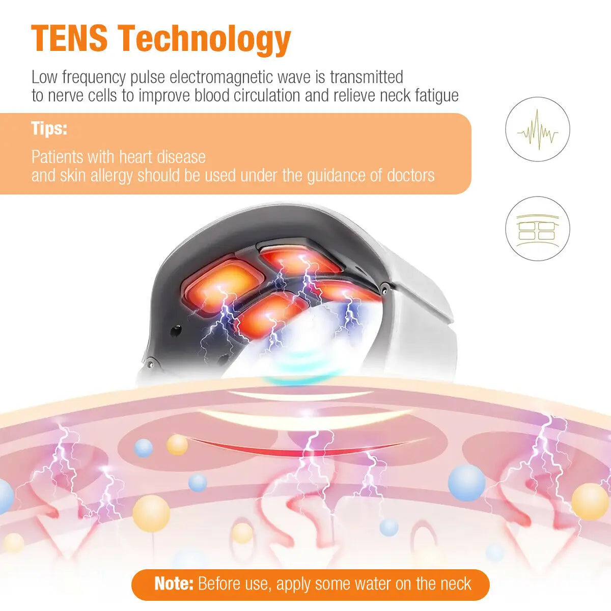 β‘πββοΈ MagnaPulse 4D NeckPro β Heat & TENS Relief π₯β¨