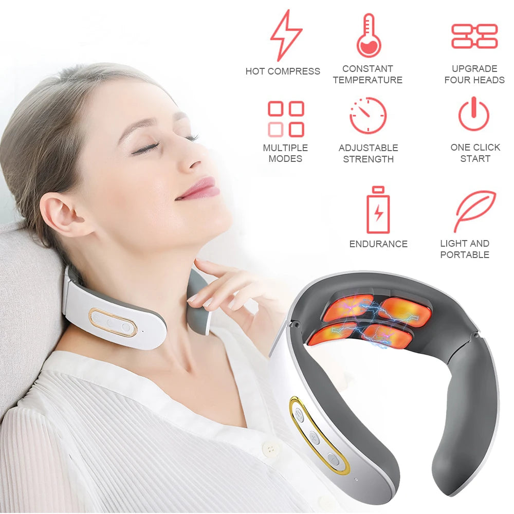 β‘πββοΈ MagnaPulse 4D NeckPro β Heat & TENS Relief π₯β¨