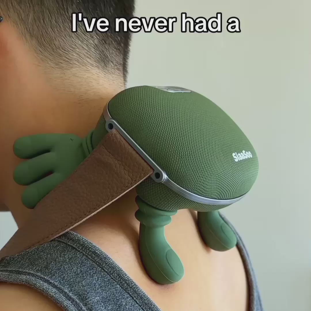 SiaSooβ’ Neck & Traps Massager β Rechargeable, Multi-Mode Pain Relief