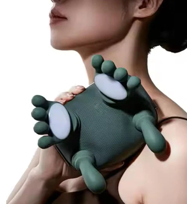 SiaSooβ’ Neck & Traps Massager β Rechargeable, Multi-Mode Pain Relief