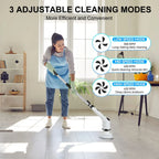 9-in-1 Wireless Electric Cleaning Brush  2600mAh Rotary Clean Brush Electric Spin Scrubber Adjustable Handle Home Clean Brush