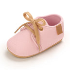 0-1Year New Baby Shoes Retro Leather Boy Girl Shoes Multicolor Toddler Rubber Sole Anti-slip First Walkers Infant Newborn
