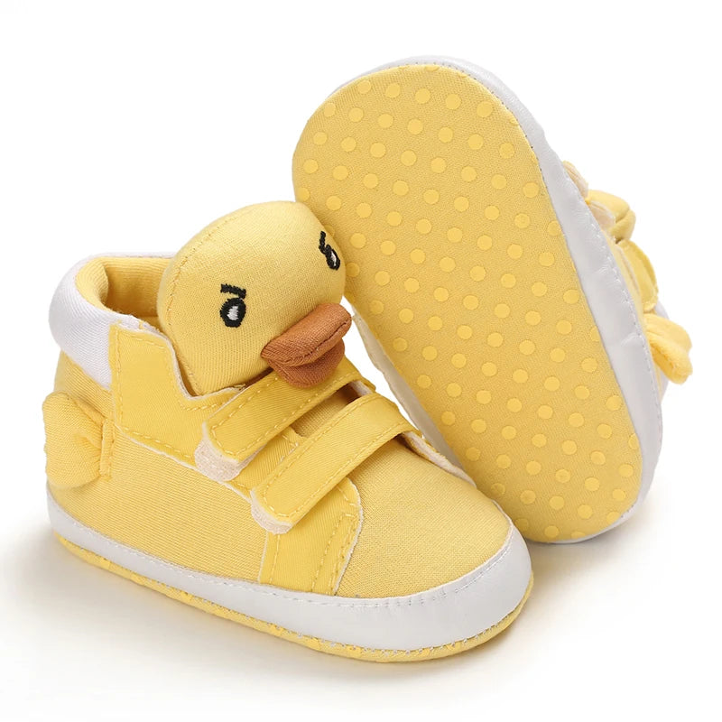 NEW Classic baby shoes for boys and girls cute animal casual flat shoes the first baby cotton non slip and warm walking shoes ﻿
