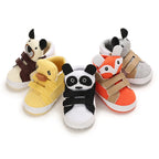 NEW Classic baby shoes for boys and girls cute animal casual flat shoes the first baby cotton non slip and warm walking shoes ﻿