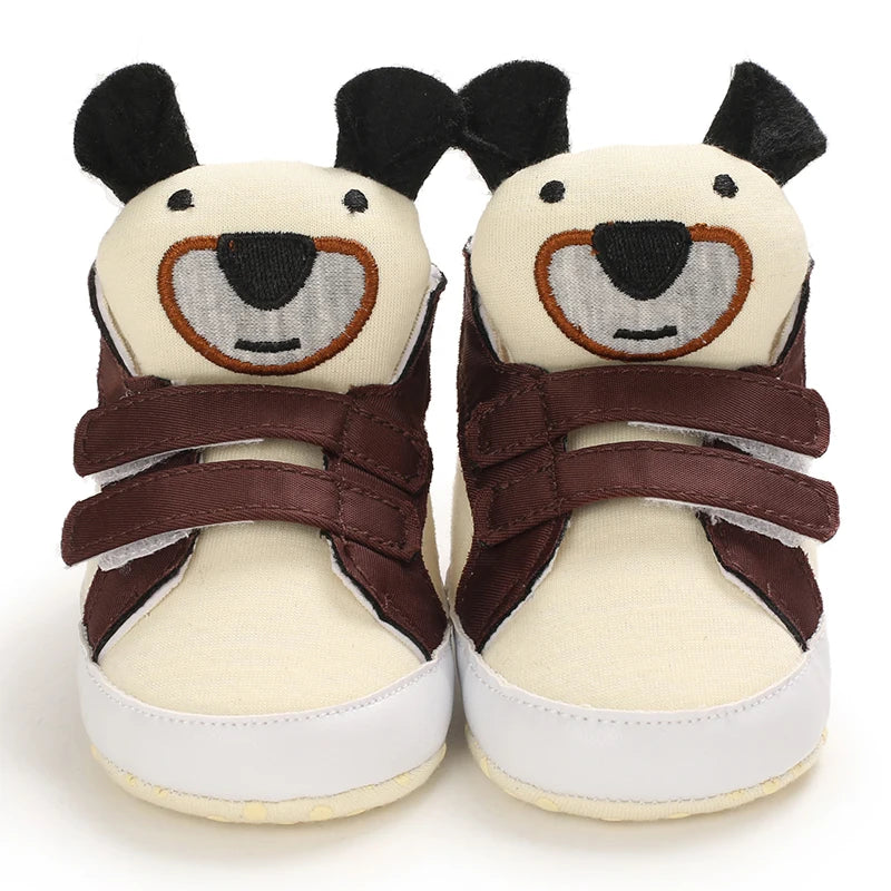 NEW Classic baby shoes for boys and girls cute animal casual flat shoes the first baby cotton non slip and warm walking shoes ﻿