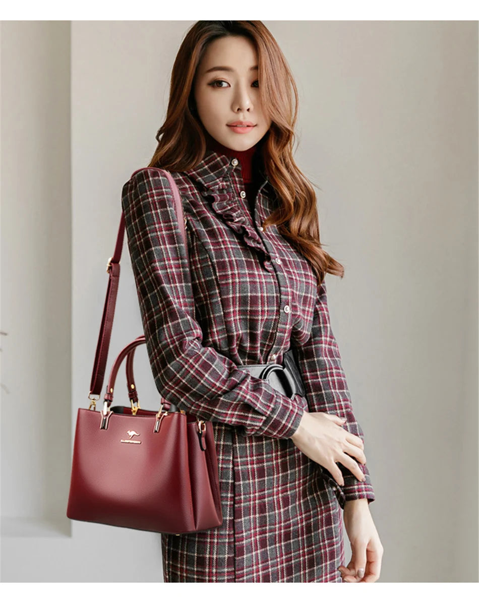 Brand Luxury Handbags Women Bag Designer Super Quality Leather Handbags Casual Tote Bag Ladies Shoulder Crossbody Bag for Female