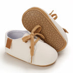 0-1Year New Baby Shoes Retro Leather Boy Girl Shoes Multicolor Toddler Rubber Sole Anti-slip First Walkers Infant Newborn