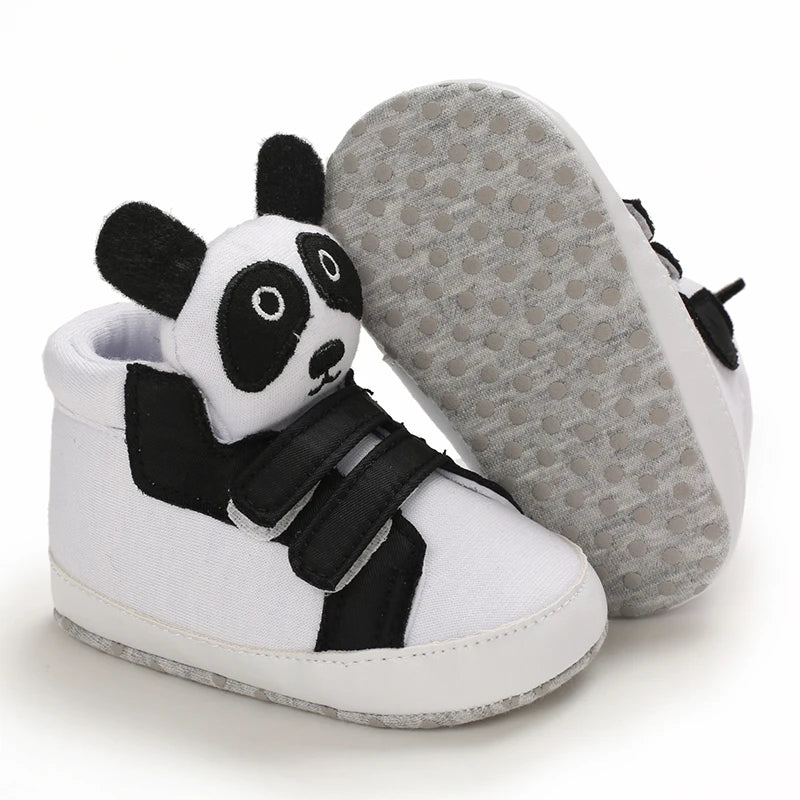 NEW Classic baby shoes for boys and girls cute animal casual flat shoes the first baby cotton non slip and warm walking shoes ﻿