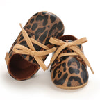 0-1Year New Baby Shoes Retro Leather Boy Girl Shoes Multicolor Toddler Rubber Sole Anti-slip First Walkers Infant Newborn
