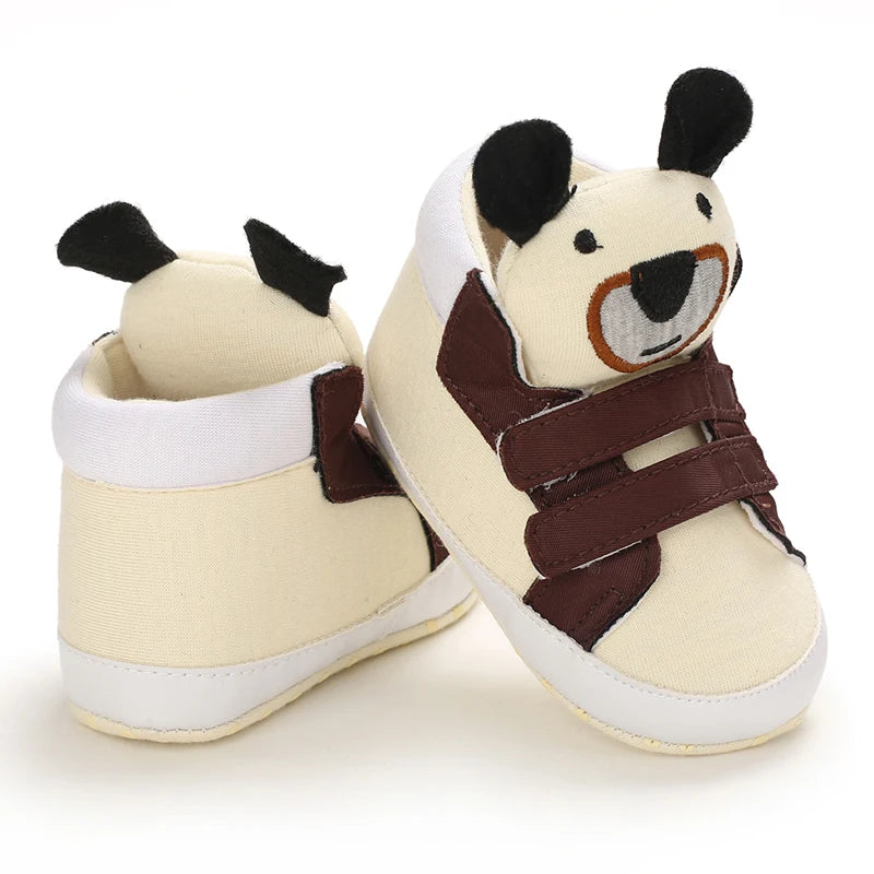NEW Classic baby shoes for boys and girls cute animal casual flat shoes the first baby cotton non slip and warm walking shoes ﻿