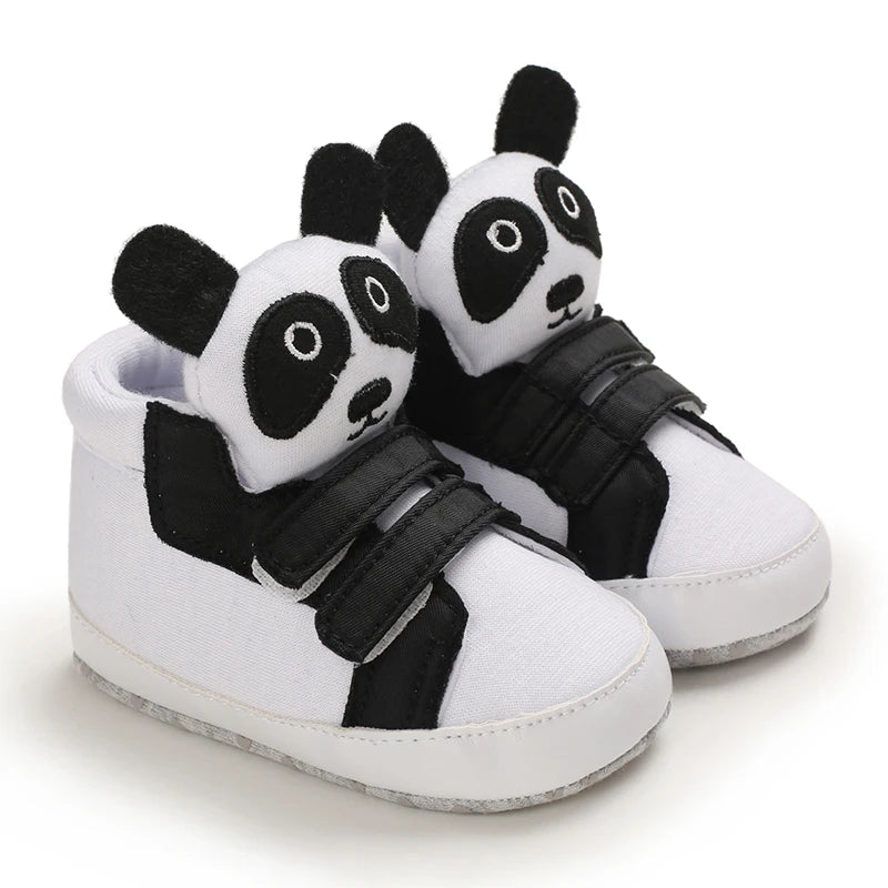 Classic baby shoes for boys and girls cute animal casual flat shoes the first baby cotton non slip and warm walking shoes ﻿