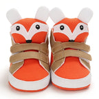 NEW Classic baby shoes for boys and girls cute animal casual flat shoes the first baby cotton non slip and warm walking shoes ﻿