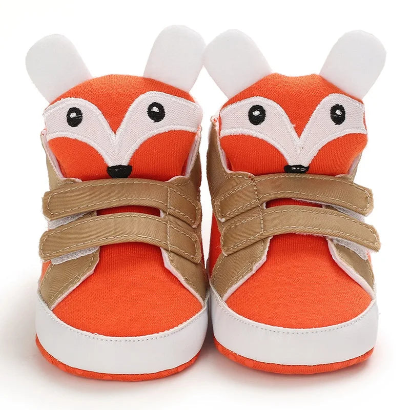 NEW Classic baby shoes for boys and girls cute animal casual flat shoes the first baby cotton non slip and warm walking shoes ﻿