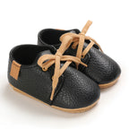 0-1Year New Baby Shoes Retro Leather Boy Girl Shoes Multicolor Toddler Rubber Sole Anti-slip First Walkers Infant Newborn