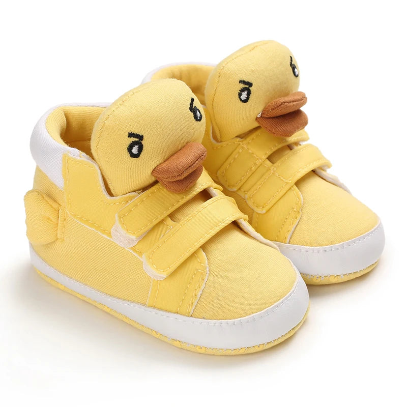 Classic baby shoes for boys and girls cute animal casual flat shoes the first baby cotton non slip and warm walking shoes ﻿