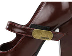 BIGTREE shoes Retro Chunky Women Pumps Block Heel Women Shoes Metal buckle Mid heel Shoes Platform high heels 9 cm Female Shoes