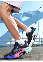 Parent-child casual sports shoes Four seasons new soft sole non-slip breathable outdoor running shoes men women's light sneakers