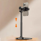 Cell Phone Stand Desk Phone Holder Height Angle Adjustable Aluminum Alloy Universal Phone Stand Office for iPhone 16Pro Max Plus