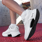 Parent-child casual sports shoes Four seasons new soft sole non-slip breathable outdoor running shoes men women's light sneakers