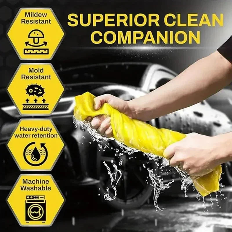 Super Absorbent Car Wash Towel Auto Care Suede Chamois Towels Car Cleaning Towel Wash Cloth Car Cleaning Tools Auto Accessories