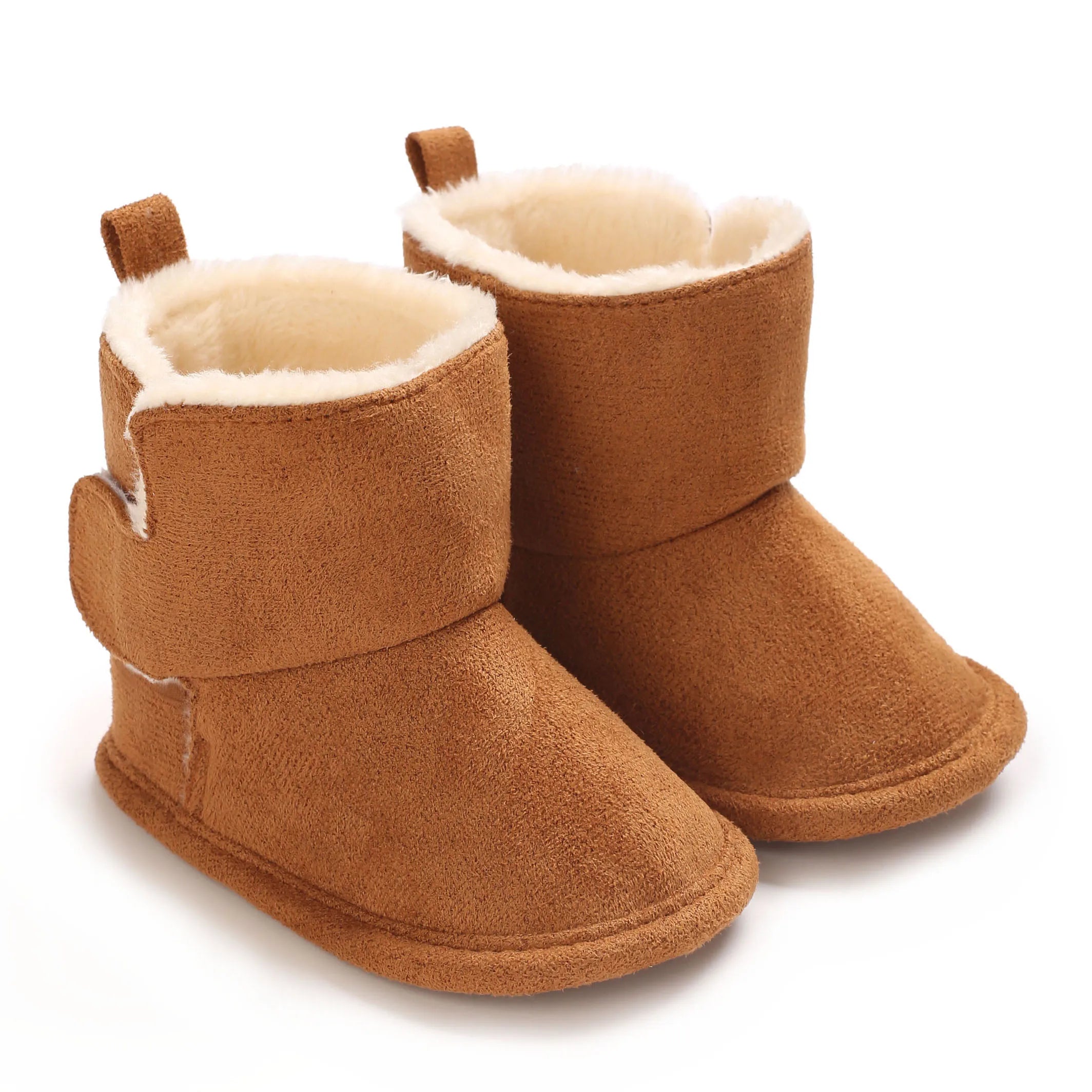 Plush Winter Baby Shoes Boy Girl Cotton Soft Sole Snow Booties Thick Winter Warm Newborn Toddler Boots Shoes Frist Walking Shoes
