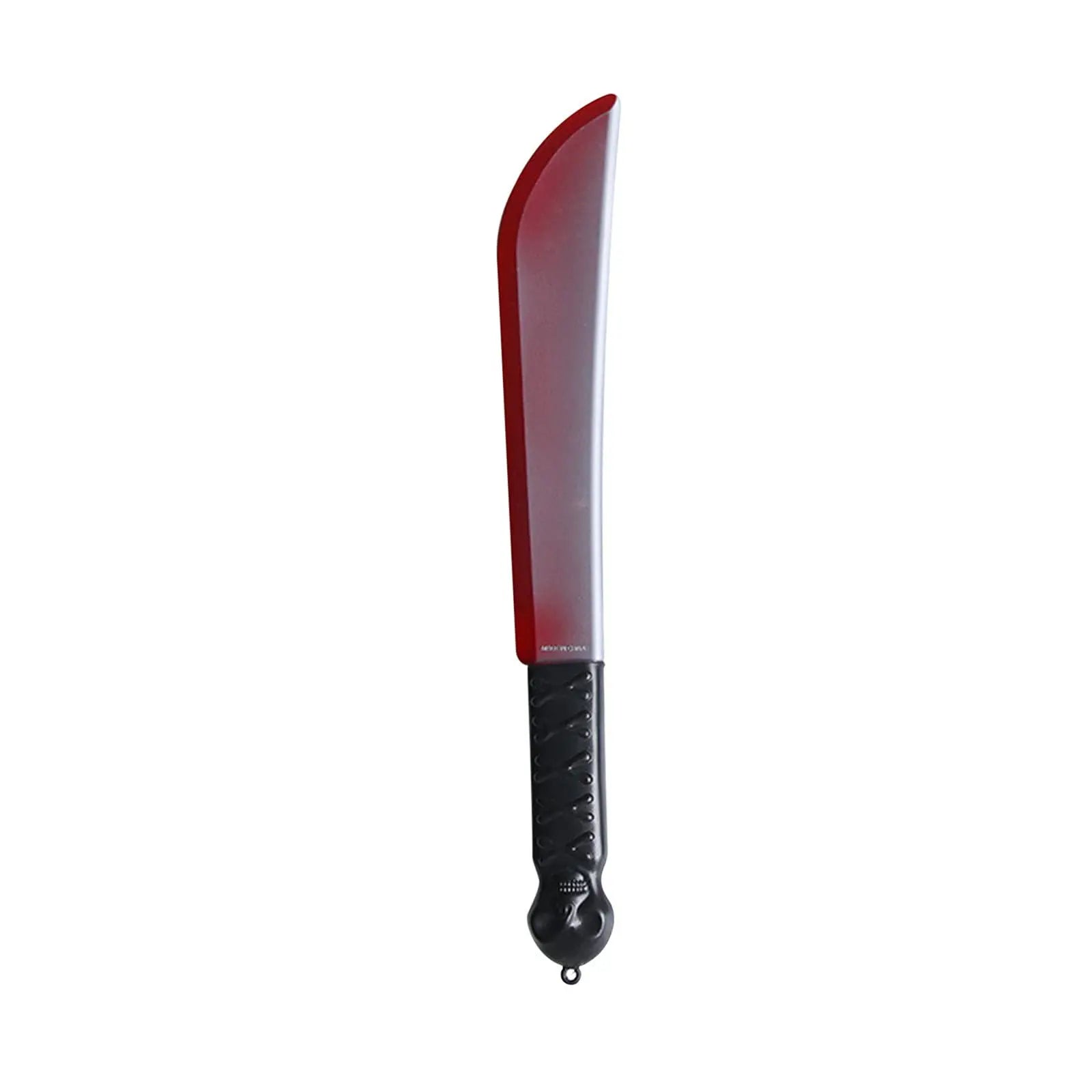 48.5cm/19.09in Plastics Fake Blood Knife Party Supplies Weapon Props Model Halloween Cosplay Funny Gift Collectible Outdoor Toys