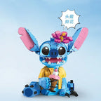 New Stitch Angel CP Building Blocks 2025 - Large Piece Cartoon Toys with Moving Ears Kids Assembly Gift for Boys Girls Birthday