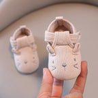 NEW Classic baby shoes for boys and girls cute animal casual flat shoes the first baby cotton non slip and warm walking shoes ﻿