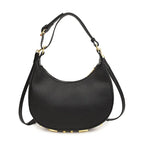 French handbag women bag semi-circular crescent single shoulder armpit bag fashionable commuting niche letter crossbody handbag