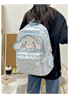 Sanrio Start Of School Season Backpack Anime Kuromi Cinnamoroll Student Bag Large Capacity Women Bag For Children Girls Gift ﻿