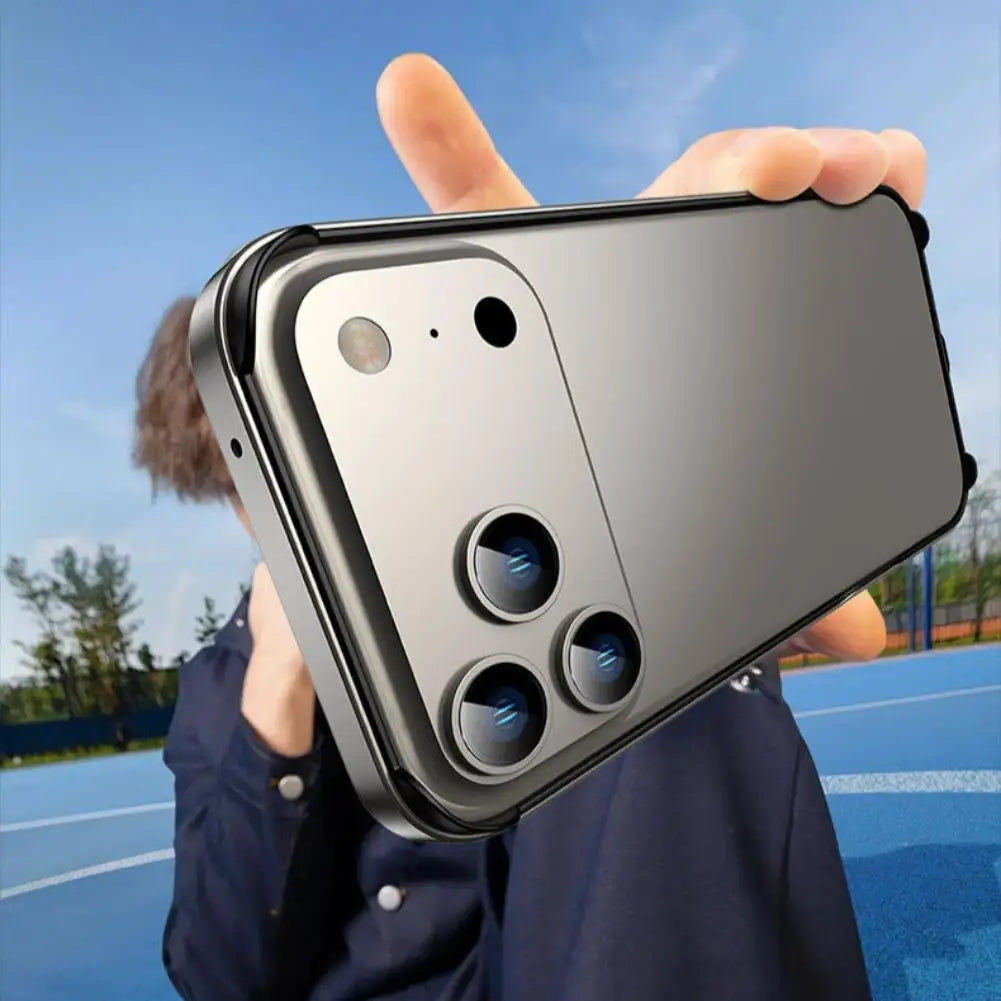 Metal Silicone iPhone 17 Pro Max Case