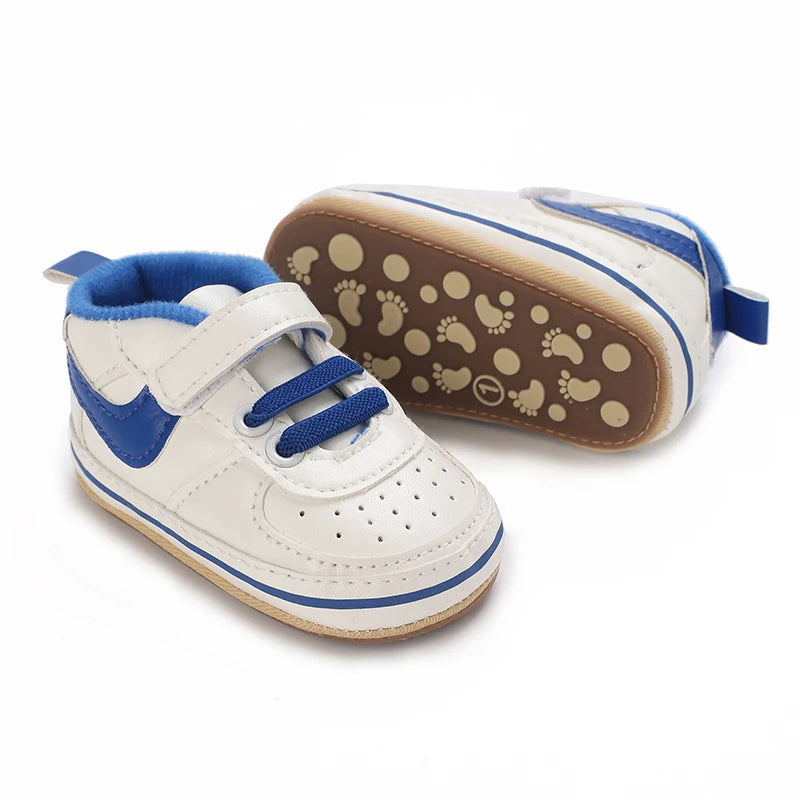 0-1Year New Baby Shoes Retro Leather Boy Girl Shoes Multicolor Toddler Rubber Sole Anti-slip First Walkers Infant Newborn