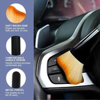 2pcs Multipurpose Cleaning Brush for Car Interior Air Conditio Outlet Crevice Dust Removal Brushes Office Home Clean Brush Tools