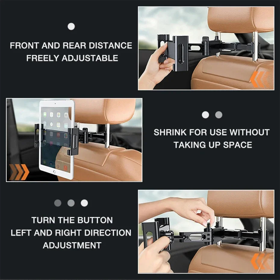 Adjustable Foldable Car Phone Stand – Sturdy & Non-Slip Grip for Secure Phone Mounting