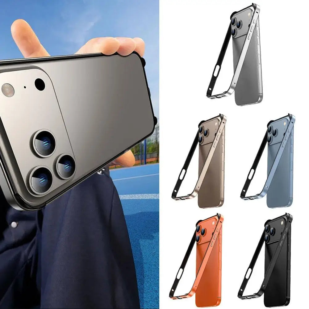 Metal Silicone iPhone 17 Pro Max Case