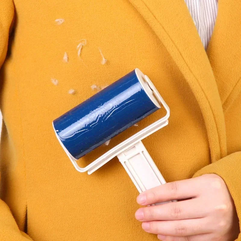 Washable Clothes Hair Sticky Roller Reusable Portable Home Clean Pet Hair Remover Sticky Roller Carpet Bed Sofa Dust Collector