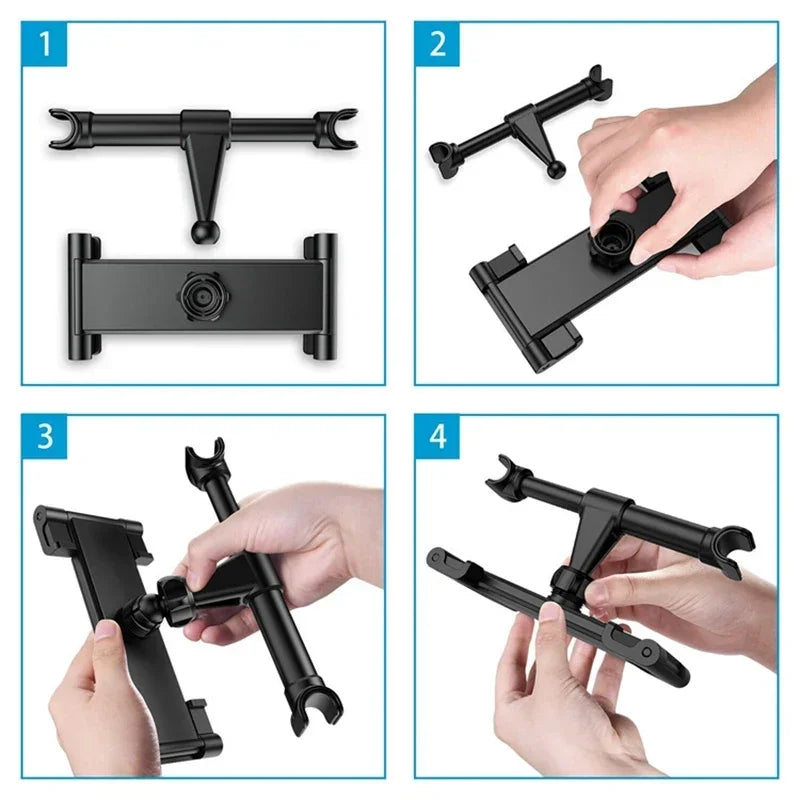 Adjustable Foldable Car Phone Stand – Sturdy & Non-Slip Grip for Secure Phone Mounting