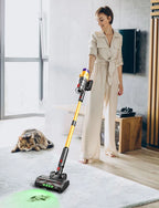 550W Cordless Vacuum Cleaner 45000Pa,Stick Vacuum with Touch Display,Removable Battery,Handheld Dust Cleaners For Home Clean