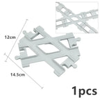 Big Size Track Bricks Train Straight Curved Switch Railway City View  Large Building Bricks Wheel Bridge Toys Compatible Duploes
