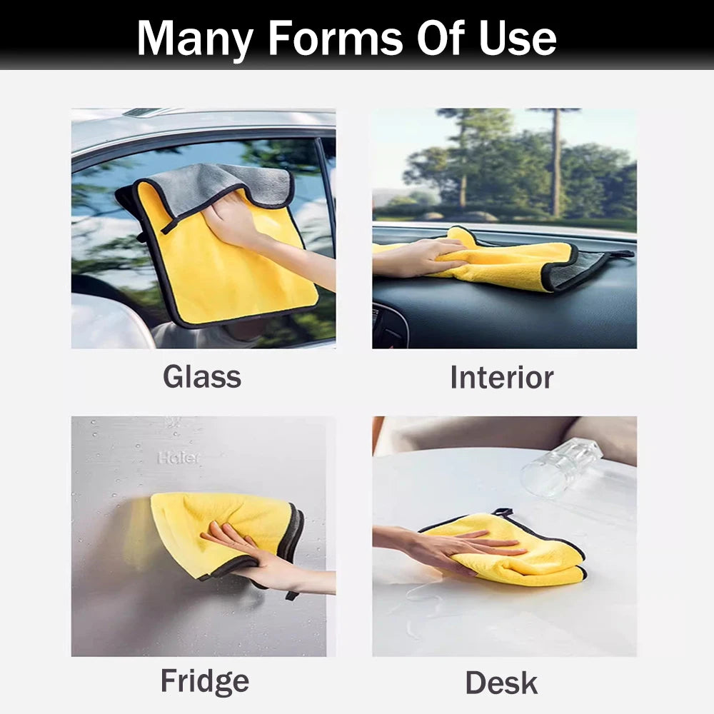 Microfiber Towel Car Microfiber Cloth Wash Towel Microfiber Cleaning Cloth Car Wash Drying Towel Auto Detailing