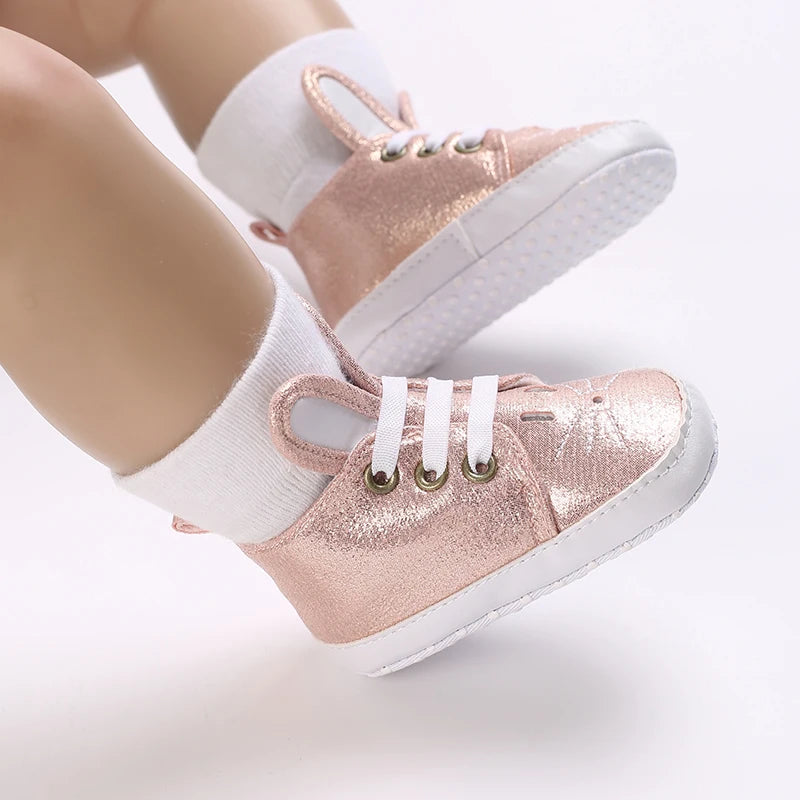 Classic baby shoes for boys and girls cute animal casual flat shoes the first baby cotton non slip and warm walking shoes ﻿