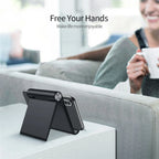 Phone Holder Stand Mobile Universal Support Tablet Stand for iPhone Desk Cell Phone Holder Stand Portable Mobile Holder Mount