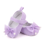 Baby Step Front Shoes Spring and Autumn New Style Girls' Baby Shoes with Korean-style Bowknots and Anti-slip Soft Soles BY2235