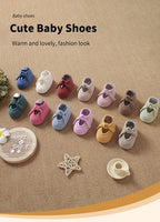 Baby Shoes Knit Newborn Boy Girls Bed Boots Fashion Cute Bow Infant Clothing Accessories Toddler Children Shallow Footwear 0-18M