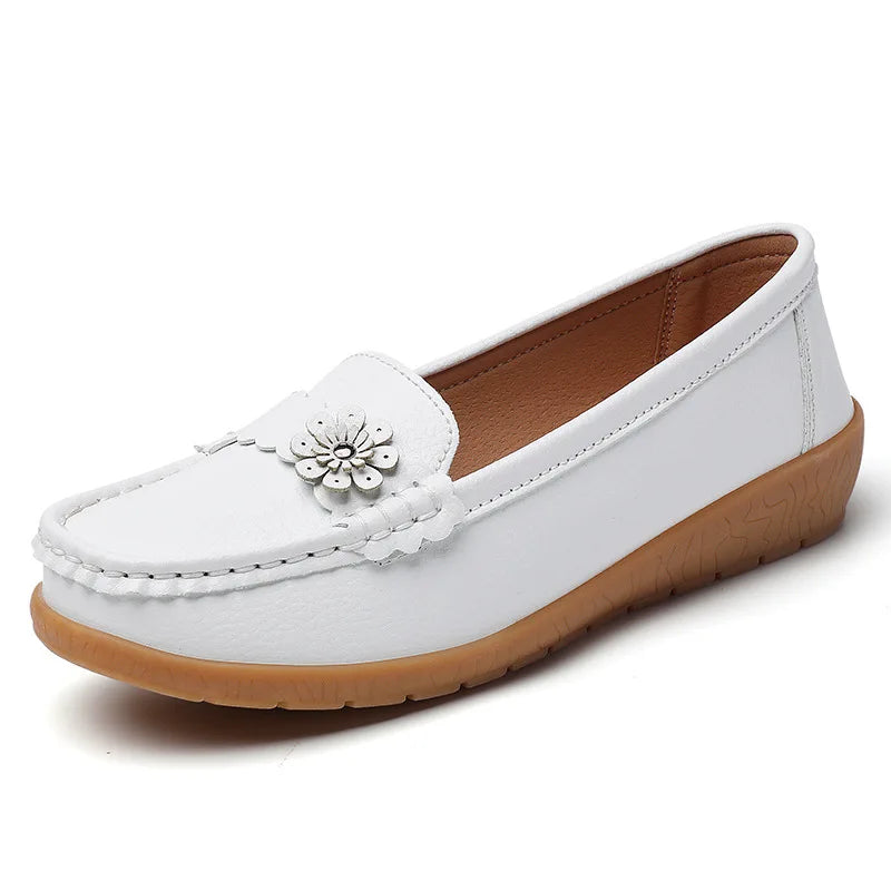 Fashion Genuine Leather Women Flats Tenis Shoes Woman Moccasins Women Shoe Footwear Women Shoes Retro Plus Size Female Footwear